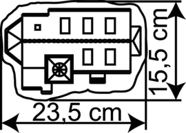 Vollmer 43769 - Dorpskerk Ditzingen (HO)