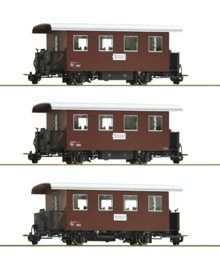 Roco 34103 - ÖBB, 3-delige set passagiers rijtuigen (HOe)