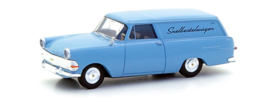 Brekina 20153 - Opel PII "Snelbestelwagen", blauw (HO)