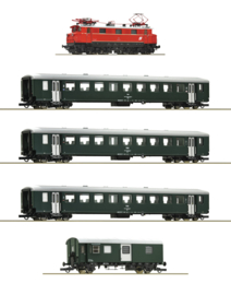 Roco 61494 - ÖBB, elektrische locomotief 1670.27 met 5-delige passagierstrein (HO|DCC sound)