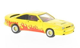 H0 | BoS-Models 87246 - Opel Manta B Mattig, geel/Dekor, 1991