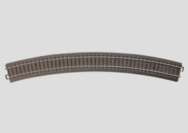 Märklin C-rail 24530 - Gebogen railstuk R643,6 mm - 30° (HO)