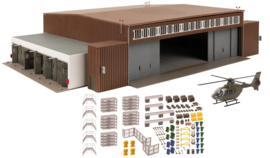 Faller 144111 -   Hangar met helikopter (HO)