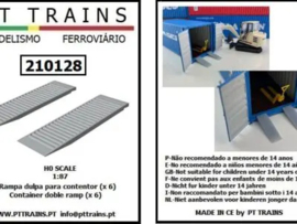 PT Trains 210128 - laadperron, grijs (HO)