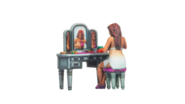 Noch 10423 - „Vrouw aan de kaptafel“ (HO)