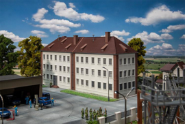 Faller 144101 - Gebouw voor manschappen (HO)
