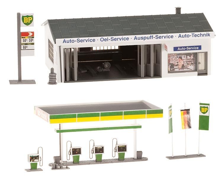 Faller 130345 - Pompstation met servicegebouw (HO)