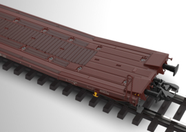 Märklin 47430 - Transwaggon GmbH,  Set platte wagens Laads 800B (HO|AC)