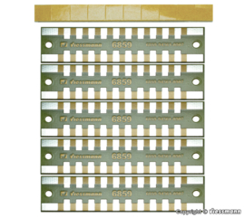 Viessmann 6859 - Soldeerverdeelstrippen, 2-polig, 5 stuks