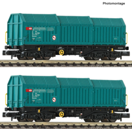 Fleischmann 6660037 - SBB, set telescoopwagens (N)