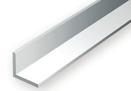Evergreen 291 - .060" (1.5mm) OPAQUE WHITE POLYSTYRENE ANGLE