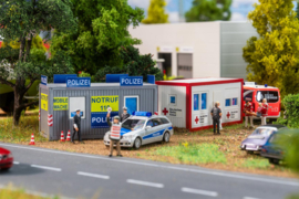 Faller 180338 - Politie- en DRK-kantoorcontainer  (HO)