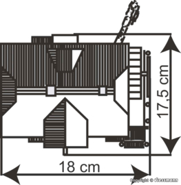 Kibri 39157 - Moisburgse watermolen (HO)