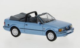 PCX87 870158 - Ford Escort IV Cabriolet, metallic-lichtblauw, 1986 (HO)