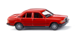 Wiking 014501 - Mercedes 190 E signaalrood (HO)