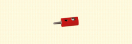 Brawa 3052 - stekker Ø 2.5mm rood (10 stuks)