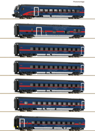 Fleischmann 6260065 - ÖBB, 7-delige nightjet set (N|DC)