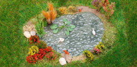 Faller 181278 - Siertuin met vijver (HO)