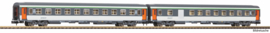 Piko 94506 - N 2er Set Abteilwagen 2 Klasse + 2 Klasse Gepäckabteilwagen SNCF IV/V(N|DC)
