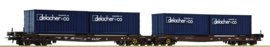 Roco 76835  - ÖBB, dubbele draagwagen (HO|DC)