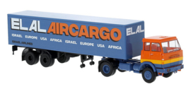 Brekina 82258 - Hanomag-Henschel F 161 S trekker/oplegger, van Swieten/ELAL Aircargo, 1969 (HO)