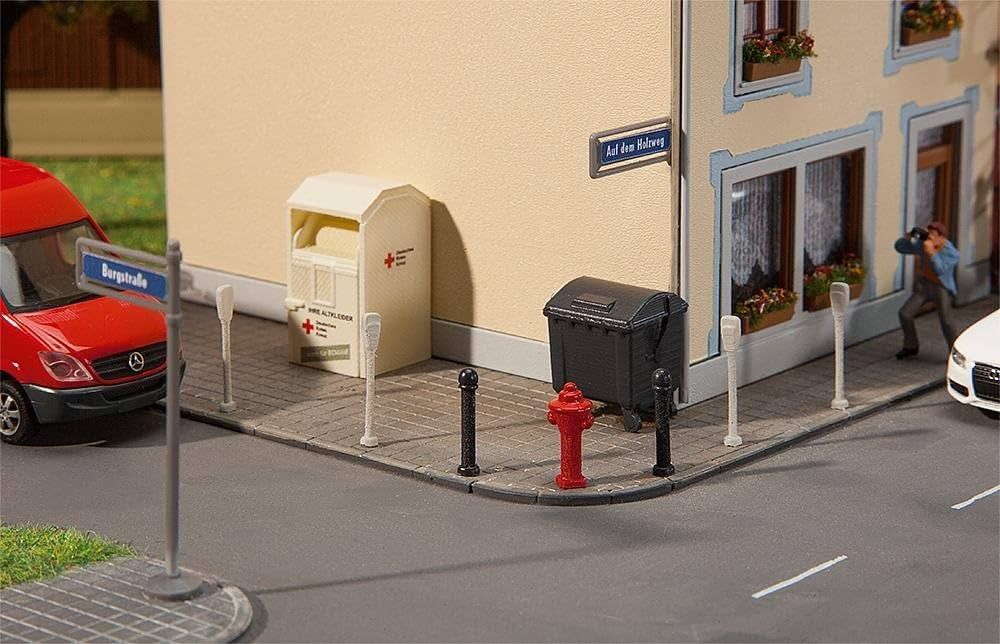 Faller 180450 - Straatbaanborden met toebehoren (HO)