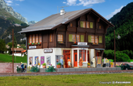 Kibri 39497 - Treinstation Litziruti met verlichting (HO)