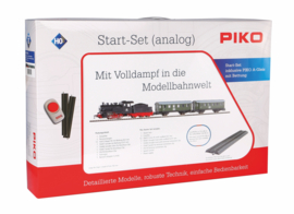Piko 57112 - Start set stoomloc en personentrein (HO|DC)