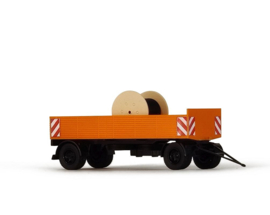 VK modelle 62310 - bovenleidingbouw, laadbak met trommel, bouwpakket (HO)