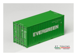 PT Trains 820037- Container 20' Evergreen (HO)