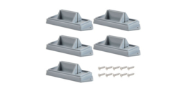 Vollmer 44005 - Brugvoet met schroeven, 5 stuks (HO)