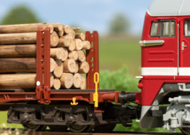 Märklin 47154 - DB AG, Set rongenwagons voor hout-transport.(HO)