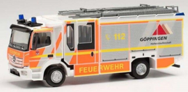 Herpa 96126 - Mercedes Benz Atego `13 Ziegler Z-Cab Feuerwehr Göppingen (HO)