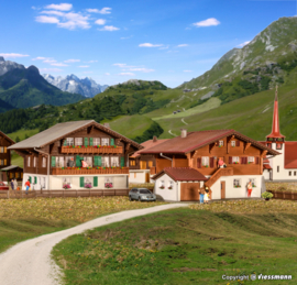 Kibri 37034 - Chalet Lenk, 2 stuks (N)