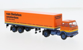 Brekina 82257 - Hanomag-Henschel F 161 S trekker/oplegger, van Swieten 1969 (HO)