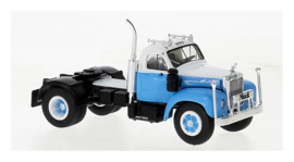 Brekina 85976 - Mack B61 wit/blauw, 1953 (HO)