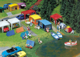 Faller 130504 - Camping tenten set (HO)