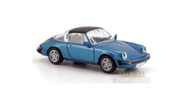 Brekina 16351 - Porsche 911 Targa (G-Modell) , blauw metallic (HO)