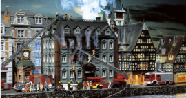 Faller 130441 - Brandend belastingkantoor (HO)