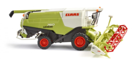 Wiking 038914 - Claas Lexion 760 maaidorser met V 1050 voorzetstuk (HO)