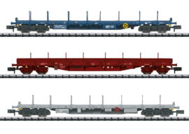 Minitrix 18723 - CFL/NMBS/AAE, rongenwagenset Rnss (N)