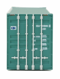 Walthers 949-8552 - 45' CIMC Container, China Shipping (green, white)   (HO)