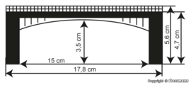 Kibri 37668 - Werrabrug, enkel / dubbel spoor (N|Z)