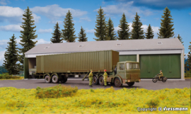 Kibri 18068 - MAN 3-assige trekker, BW, verlicht (HO)