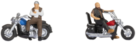 Noch 36906 - Figurenset, rockers op motorfietsen (N)