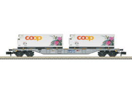 Minitrix 15494 - SBB, container draagwagen "coop®" (N)