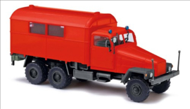 Busch 51576 - IFA G5'56 met gesloten opbouw, brandweerwerkplaatsvoertuig WstW (HO)