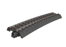 Märklin C-rail 24315 - Gebogen railstuk R515 mm - 15° (HO)