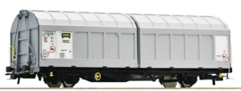 Roco 77495 - Transwaggon/SBB Cargo, schuifwandwagen Hbbillns (HO)