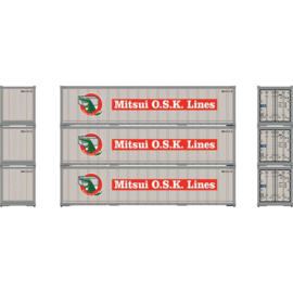 Athearn ATH63396 - 40' Smooth Side Containers, MOLU #2 (HO)